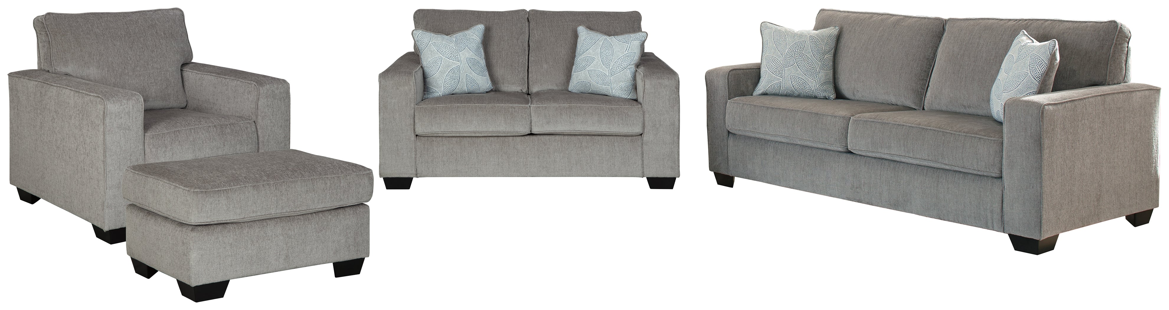 J&M Furniture - Ashley Furniture - Altari Sofa, Loveseat, Chair and Ottoman - Sofa, Loveseat, Chair and Ottoman - 87214U7
