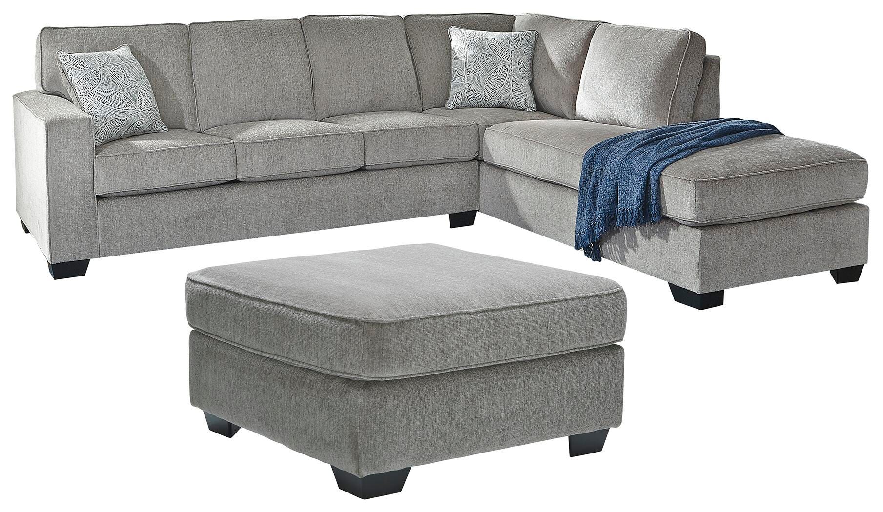J&M Furniture - Ashley Furniture - Altari 2-Piece Sectional with Chaise and Oversized Ottoman - 2-Piece Sectional with Chaise and Oversized Ottoman - 87214U11