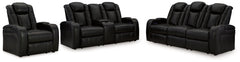 Caveman Den Power Reclining Sofa, Loveseat and Recliner