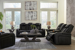 J&M Furniture - Ashley Furniture - Caveman Den Power Reclining Sofa, Loveseat and Recliner - Power Reclining Sofa, Loveseat and Recliner - 90703U2