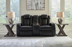 J&M Furniture - Ashley Furniture - Caveman Den Power Reclining Loveseat with Console - PWR REC Loveseat/CON/ADJ HDRST - 9070318