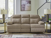 J&M Furniture - Ashley Furniture - Side-Swipe Reclining Sofa with Drop Down Table - REC Sofa w/Drop Down Table - PC9140589
