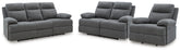J&M Furniture - Ashley Furniture - Side-Swipe Reclining Sofa, Loveseat and Recliner - Reclining Sofa, Loveseat and Recliner - PC91406U2