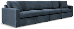 J&M Furniture - Ashley Furniture - Modmax 4-Piece Sectional - RAF 4-Piece Sectional / Ink - 92101S10