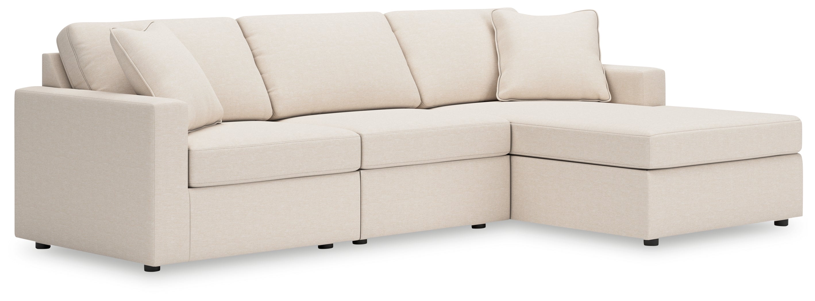 J&M Furniture - Ashley Furniture - Modmax 3-Piece Sectional with Chaise - RAF 3-Piece Sectional with Chaise - 92103S18