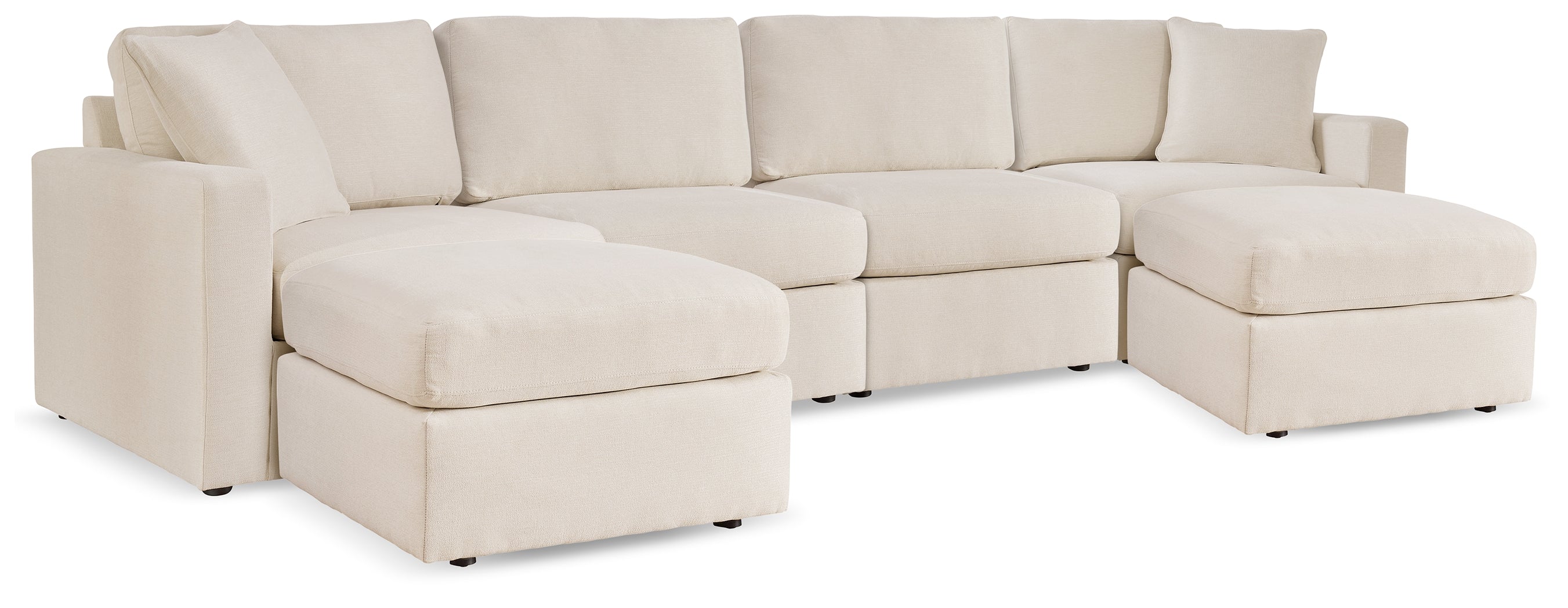 J&M Furniture - Ashley Furniture - Modmax 4-Piece Sectional and 2 Ottomans - 4-Piece Sectional and 2 Ottomans - 92103U1