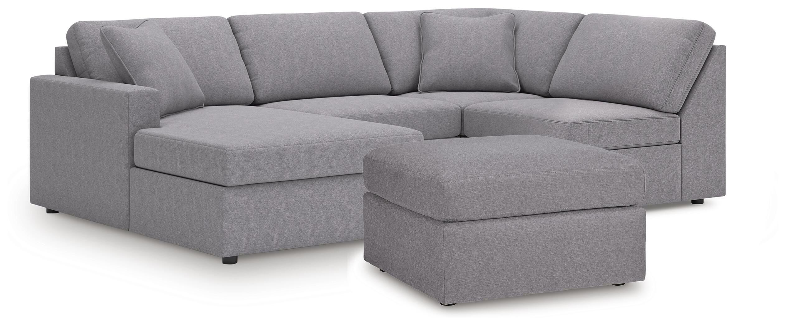 J&M Furniture - Ashley Furniture - Modmax 4-Piece Sectional and Oversized Accent Ottoman - 4-Piece Sectional and Oversized Accent Ottoman - 92104U27