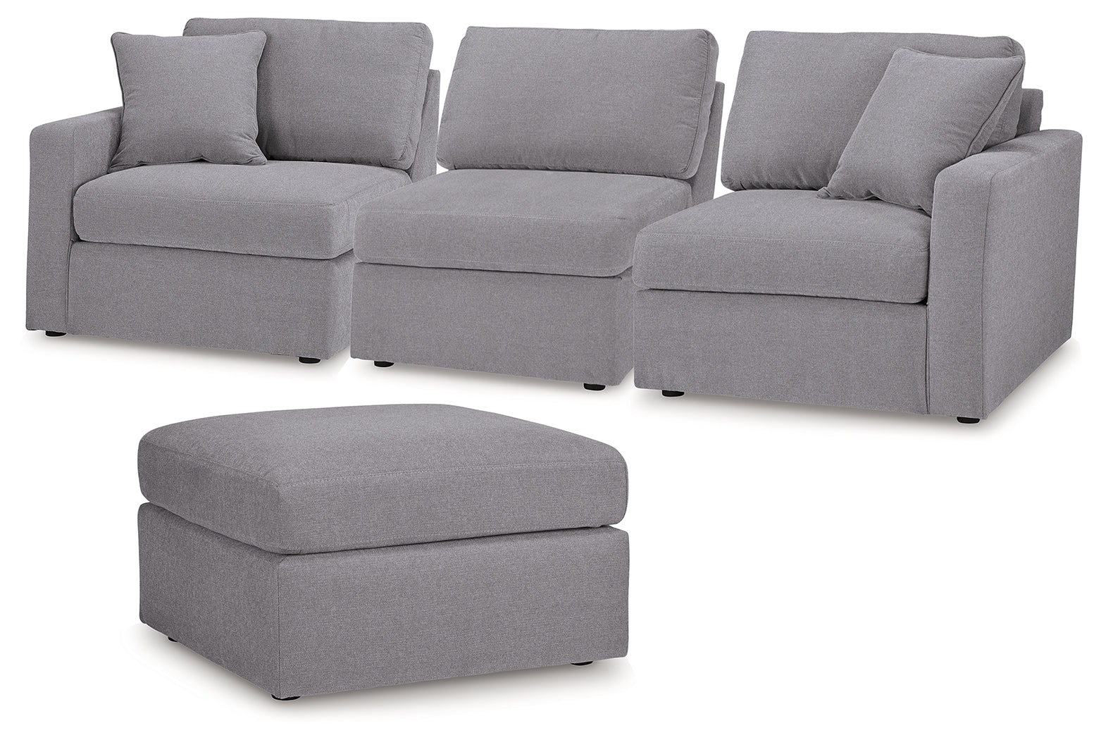 J&M Furniture - Ashley Furniture - Modmax 3-Piece Sectional and Ottoman - 3-Piece Sectional and Ottoman - 92104U4