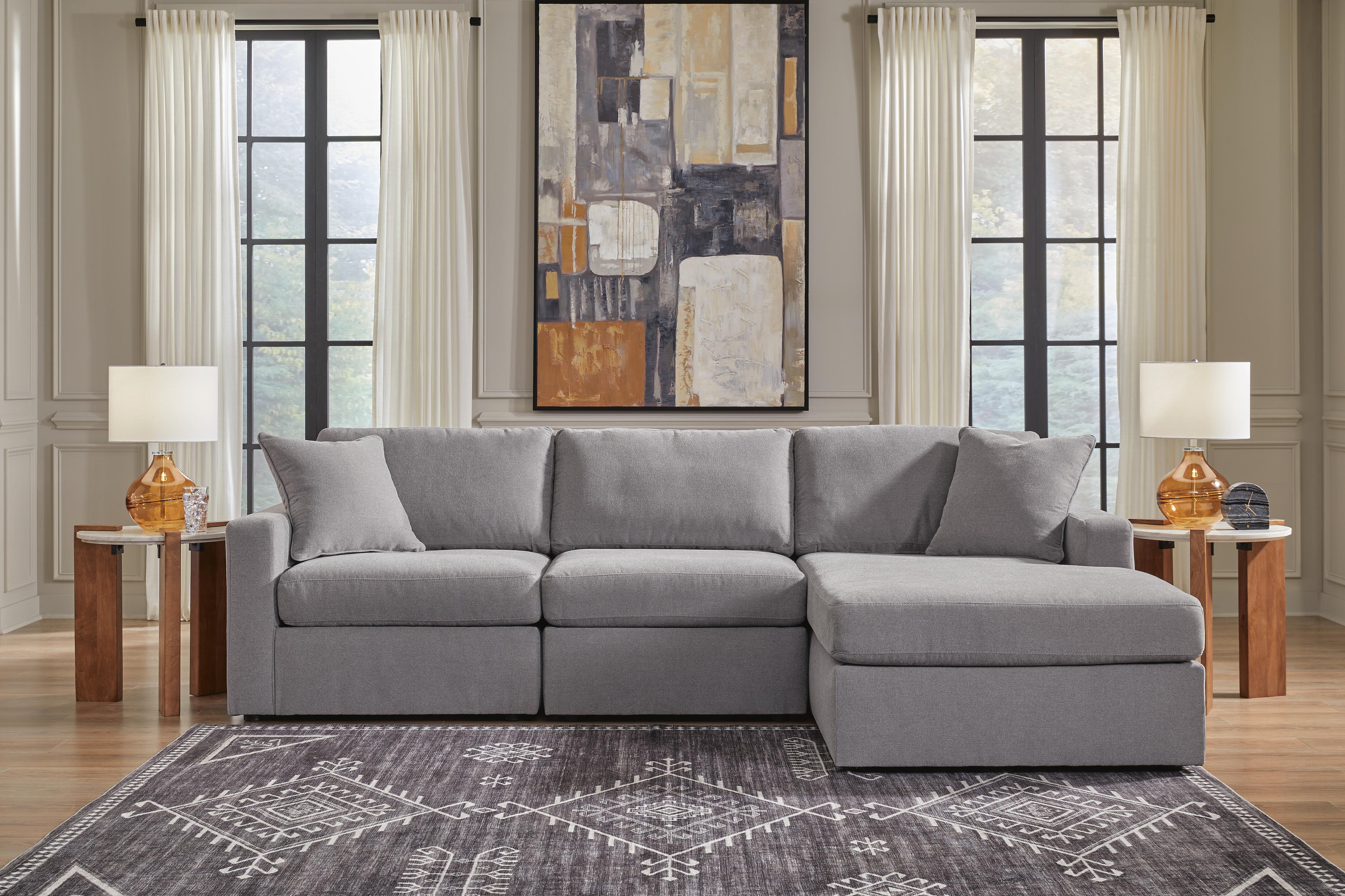 J&M Furniture - Ashley Furniture - Modmax 3-Piece Sectional Sofa Storage Chaise - RAF 3-Piece Sectional Sofa Storage Chaise - 92104S79