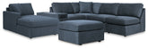 J&M Furniture - Ashley Furniture - Modmax 6-Piece Sectional with Chaise and Ottoman - 6-Piece Sectional with Chaise and Ottoman - 92121U9