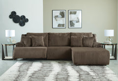 Top Tier 3-Piece Reclining Sectional Sofa Chaise