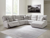 J&M Furniture - Ashley Furniture - Acklen Place 6-Piece Power Reclining Sectional with Chaise - 6-Piece Power Reclining Sectional with Chaise - 93605S1
