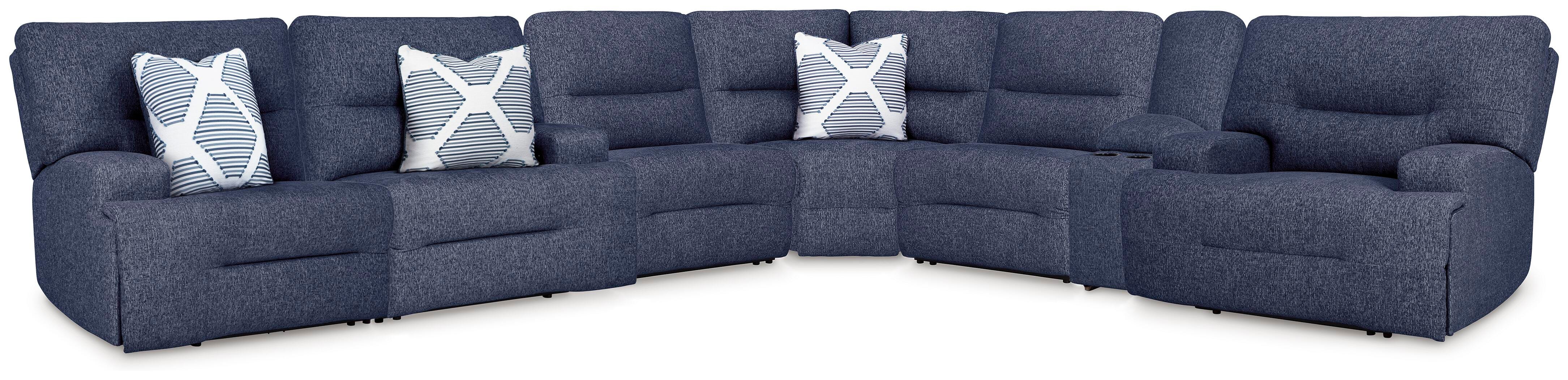 J&M Furniture - Ashley Furniture - Acklen Place 7-Piece Power Reclining Sectional - 7-Piece Power Reclining Sectional - 93607S8
