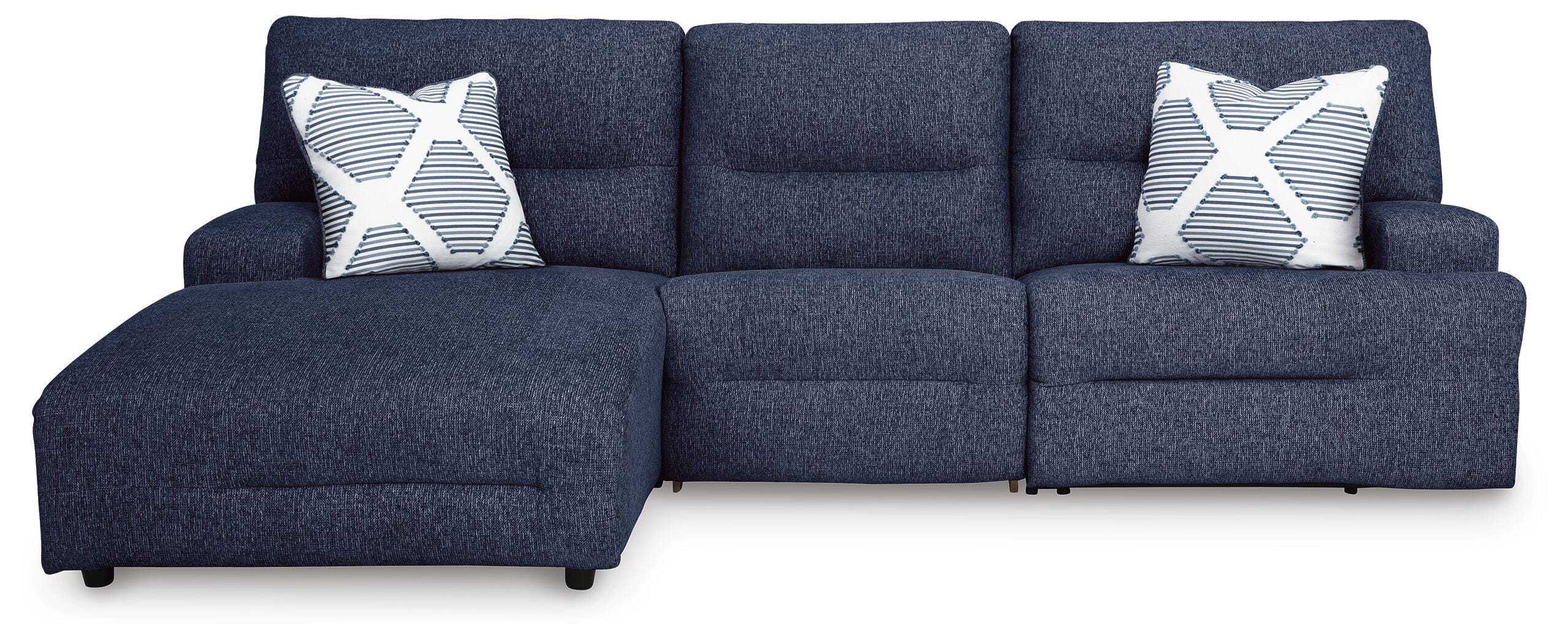 J&M Furniture - Ashley Furniture - Acklen Place 3-Piece Power Reclining Sectional - 3-Piece Power Reclining Sectional - 93607S7