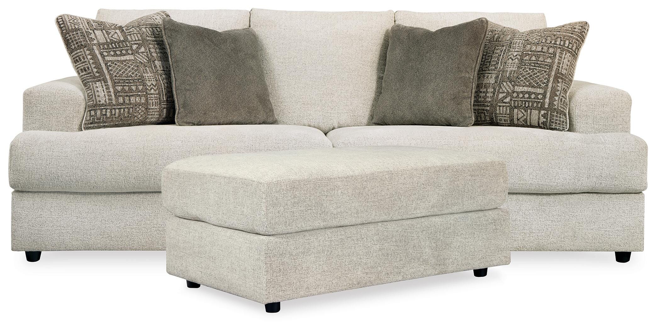 J&M Furniture - Ashley Furniture - Soletren Sofa and Ottoman - Sofa and Ottoman - 95104U12