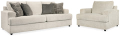 J&M Furniture - Ashley Furniture - Soletren Sofa and Oversized Chair - Sofa and Oversized Chair - 95104U8