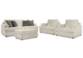 J&M Furniture - Ashley Furniture - Soletren Sofa, 2 Chairs, and Ottoman - Sofa, 2 Chairs, and Ottoman - 95104U5