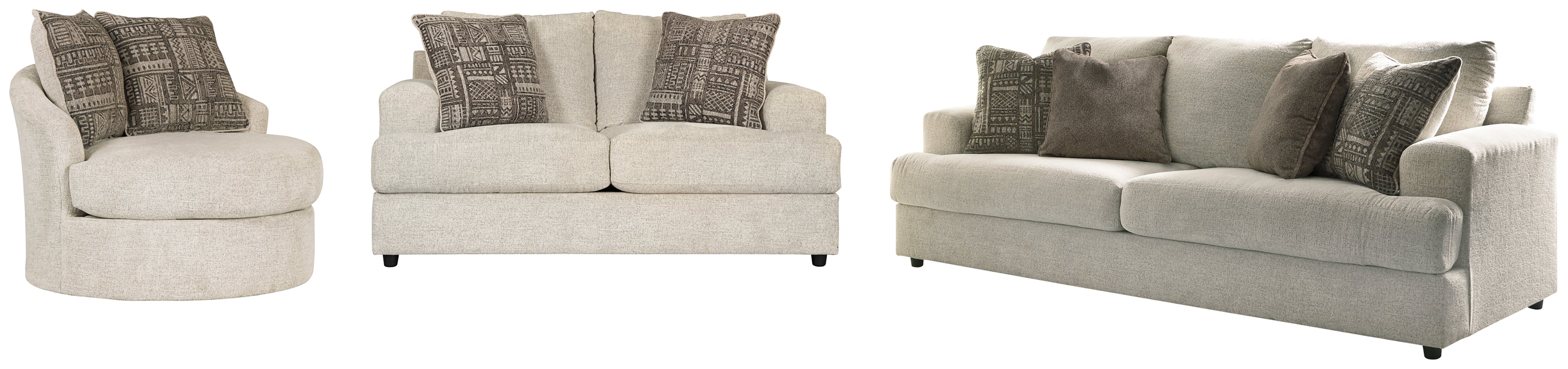 J&M Furniture - Ashley Furniture - Soletren Sofa, Loveseat and Accent Chair - Sofa, Loveseat and Accent Chair - 95104U10