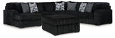 J&M Furniture - Ashley Furniture - Midnight-Madness 4-Piece Sectional and Ottoman - 4-Piece Sectional and Ottoman - 98103U6