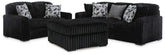 J&M Furniture - Ashley Furniture - Midnight-Madness Sofa, Loveseat and Oversized Ottoman - Sofa, Loveseat and Oversized Ottoman - 98103U13