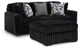 J&M Furniture - Ashley Furniture - Midnight-Madness Sofa and Oversized Ottoman - Sofa and Oversized Ottoman - 98103U16