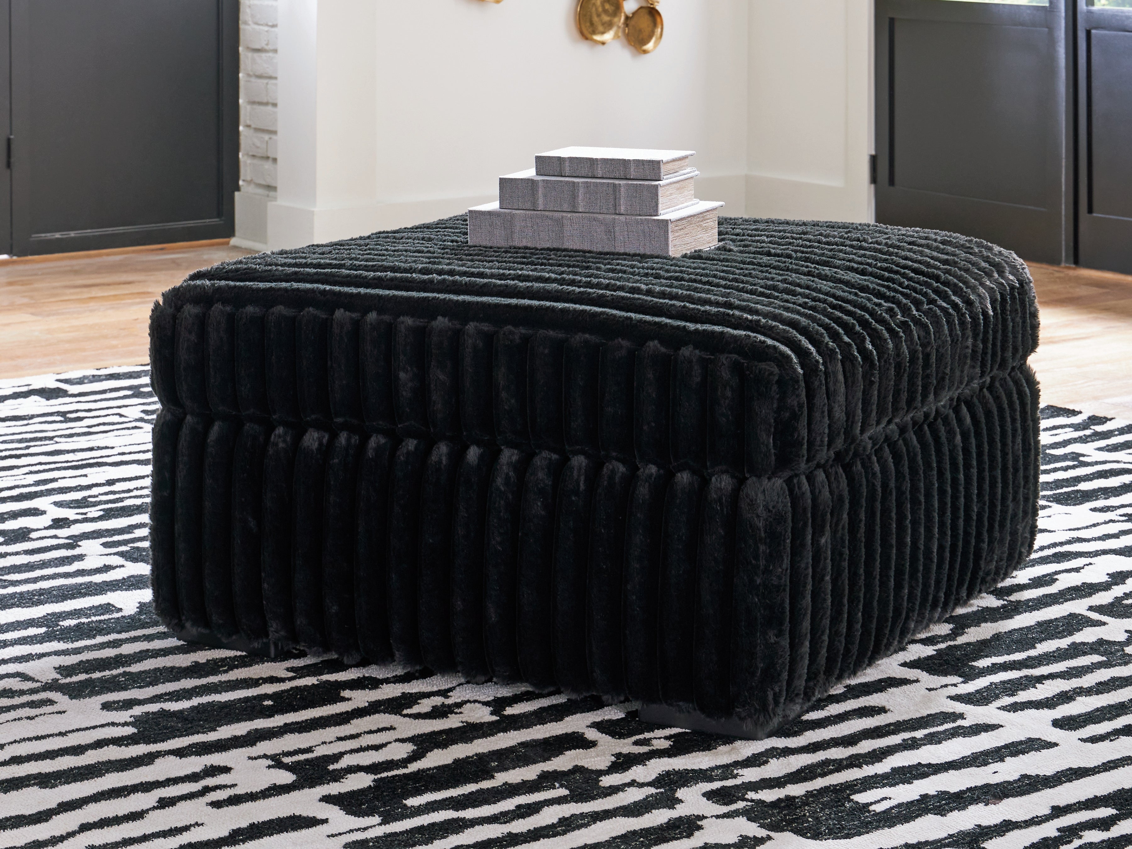 J&M Furniture - Ashley Furniture - Midnight-Madness Oversized Accent Ottoman - Oversized Accent Ottoman - 9810308