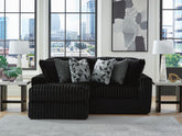 J&M Furniture - Ashley Furniture - Midnight-Madness 2-Piece Sectional with Chaise - RAF 2-Piece Sectional with Chaise - 98103S13