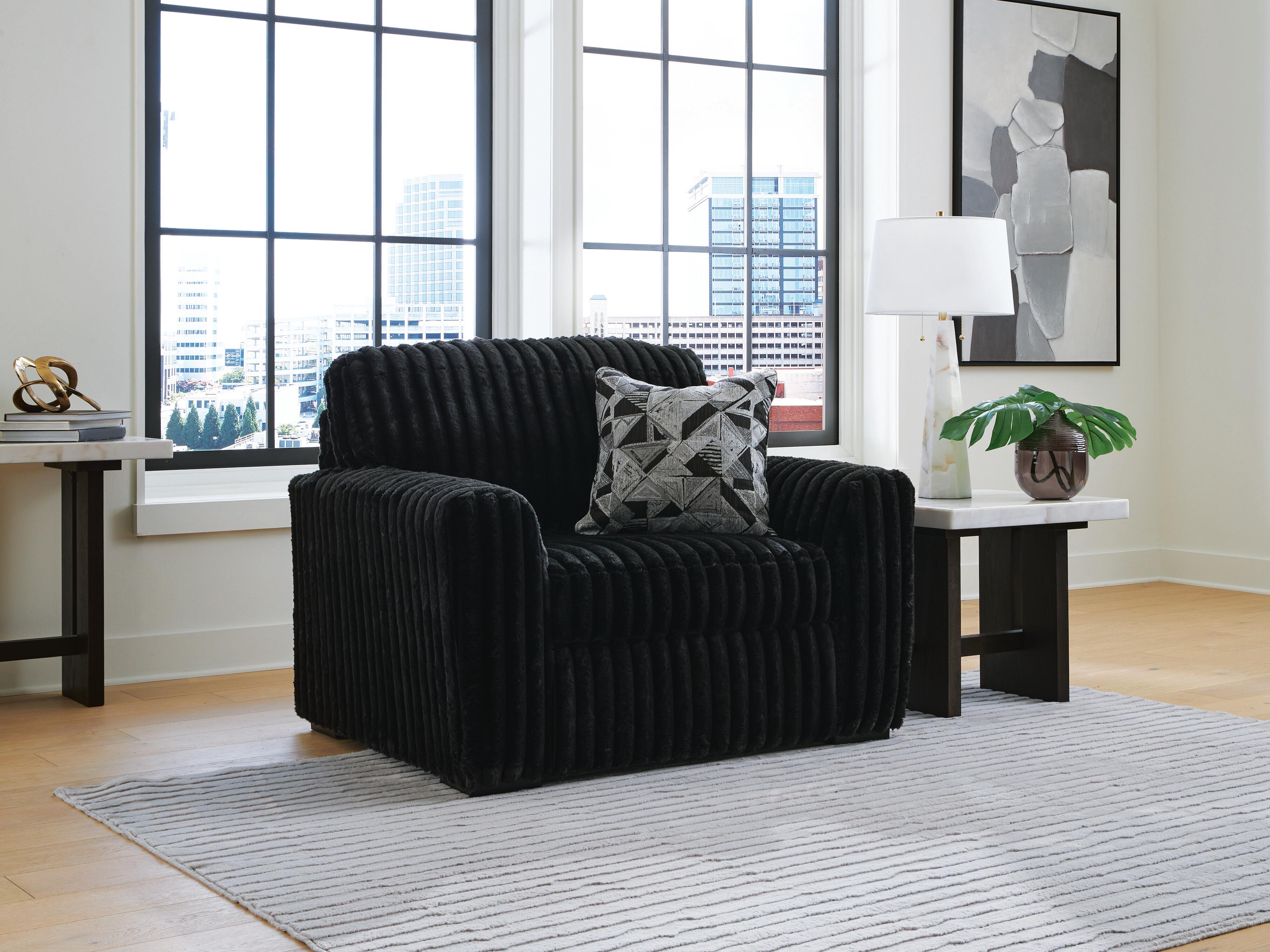 J&M Furniture - Ashley Furniture - Midnight-Madness Oversized Chair - Chair and a Half - 9810323
