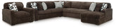 J&M Furniture - Ashley Furniture - Midnight-Madness 4-Piece Sectional and Oversized Chair - 4-Piece Sectional and Oversized Chair - 98104S27