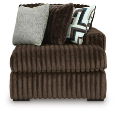 Midnight-Madness 4-Piece Sectional and Oversized Chair