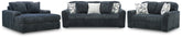 J&M Furniture - Ashley Furniture - Midnight-Madness Sofa, Loveseat and Oversized Chaise - Sofa, Loveseat and Oversized Chaise - 98105U2