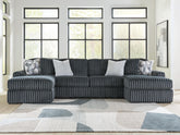 J&M Furniture - Ashley Furniture - Midnight-Madness 3-Piece Double Chaise Sectional - RAF 3-Piece Double Chaise Sectional - 98105S7