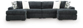 J&M Furniture - Ashley Furniture - Midnight-Madness 4-Piece Double Chaise Sectional - RAF 4-Piece Double Chaise Sectional - 98105S19