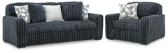 J&M Furniture - Ashley Furniture - Midnight-Madness Sofa and Oversized Chair - Sofa and Oversized Chair - 98105U3