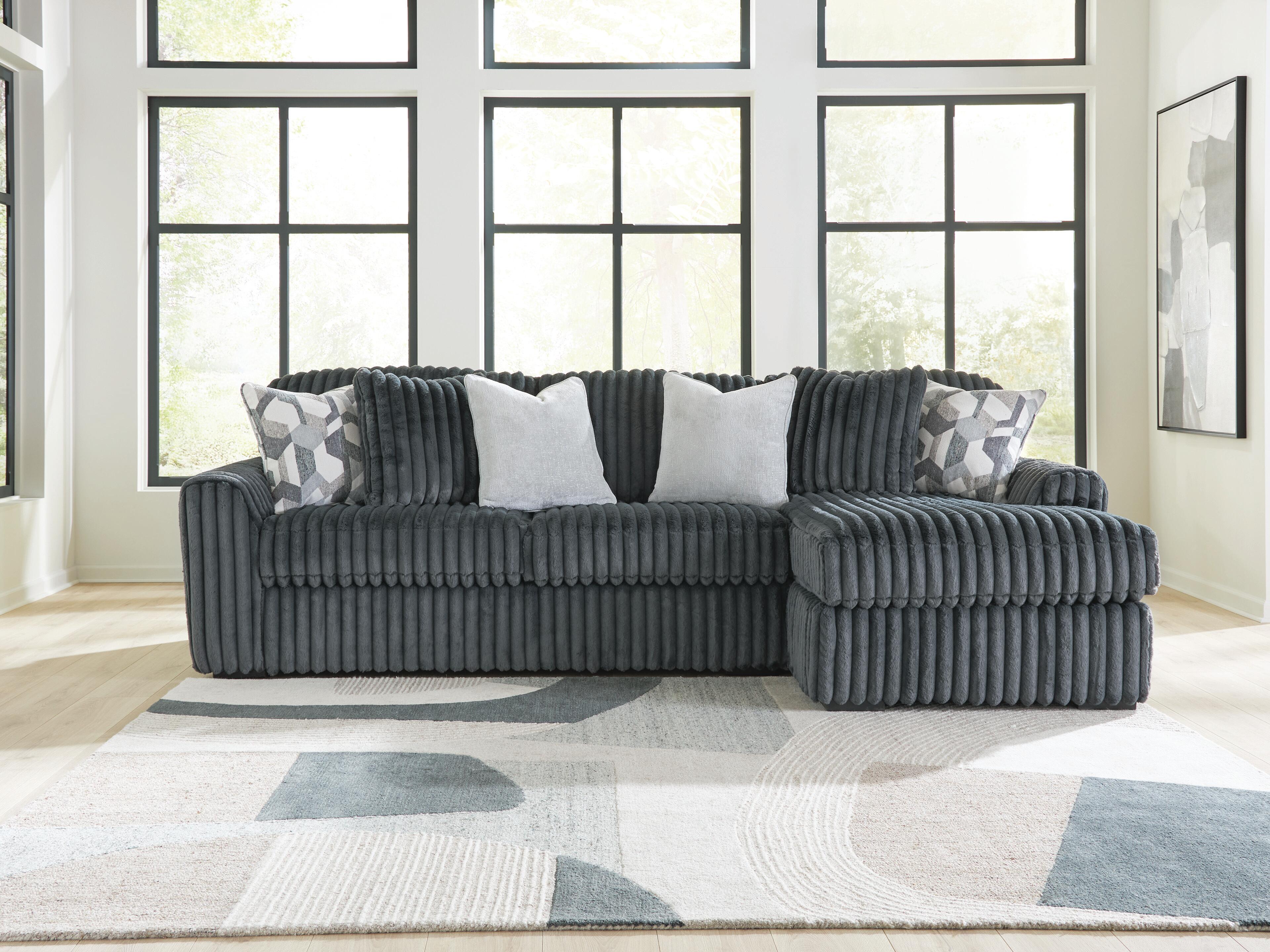 J&M Furniture - Ashley Furniture - Midnight-Madness 2-Piece Sectional Sofa Chaise - LAF 2-Piece Sectional Sofa Chaise - 98105S3