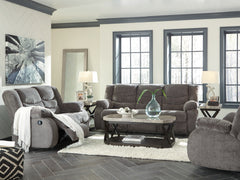 J&M Furniture - Ashley Furniture - Tulen Reclining Sofa, Loveseat and Recliner - Reclining Sofa, Loveseat and Recliner - 98606U4