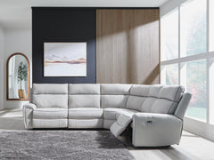 J&M Furniture - Ashley Furniture - Social Pointe 5-Piece Power Reclining Sectional - 5-Piece Power Reclining Sectional - PC98802S8