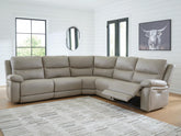 J&M Furniture - Ashley Furniture - Narwhal Place 5-Piece Power Reclining Sectional - 5-Piece Power Reclining Sectional - PC99201S8