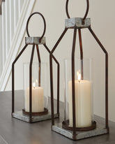 J&M Furniture - Ashley Furniture - Diedrick Lantern (Set of 2) - Lantern Set (Set of 2) - A2000346