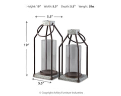 Diedrick Lantern (Set of 2)