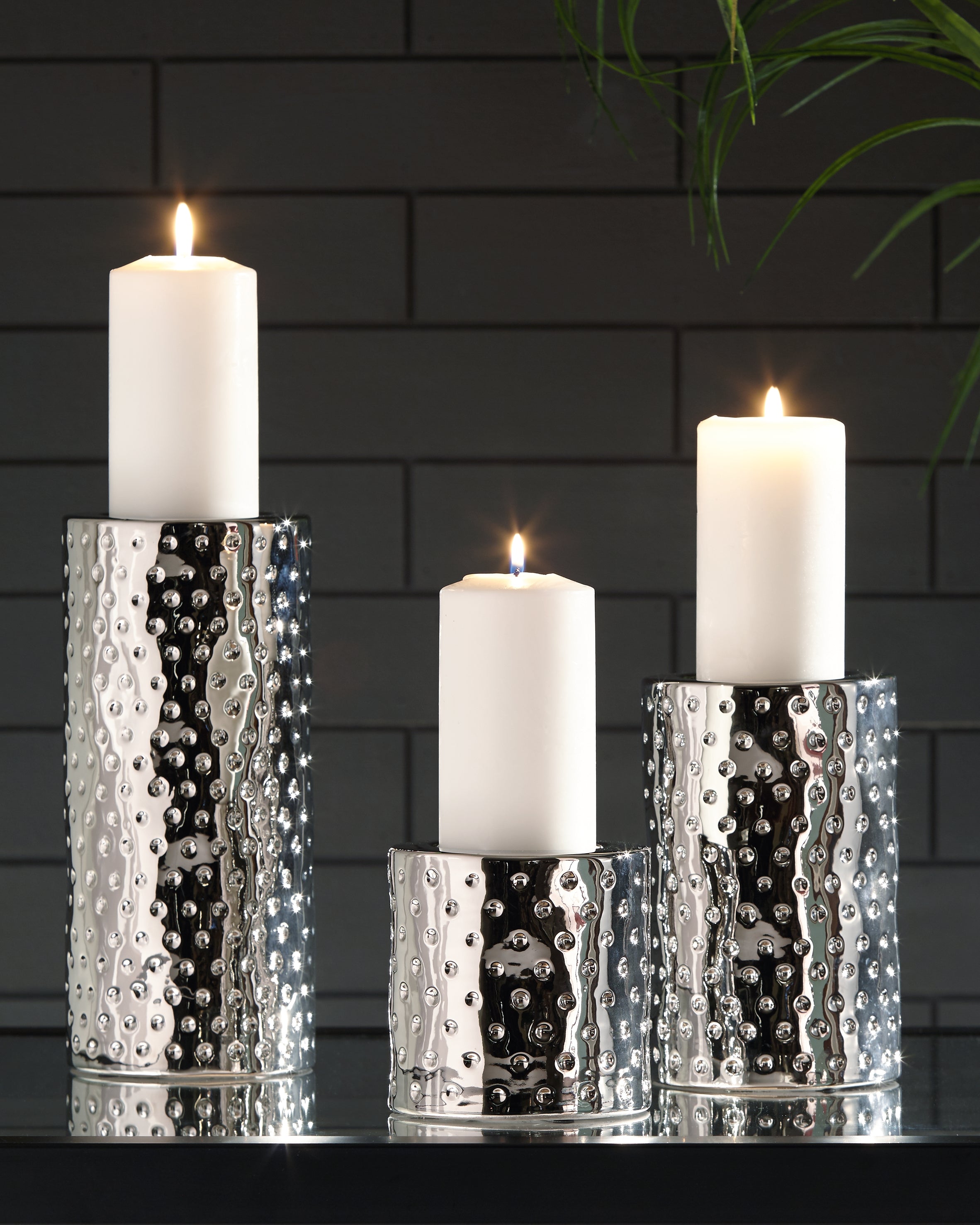 J&M Furniture - Ashley Furniture - Marisa Candle Holder (Set of 3) - Candle Holder Set (3/CN) - A2000460