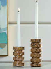 J&M Furniture - Ashley Furniture - Emsleyfield Candle Holder Set (Set of 2) - Candle Holder Set (Set of 2) - A2000735