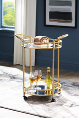 J&M Furniture - Ashley Furniture - Wynora Bar Cart - Bar Cart - A4000099