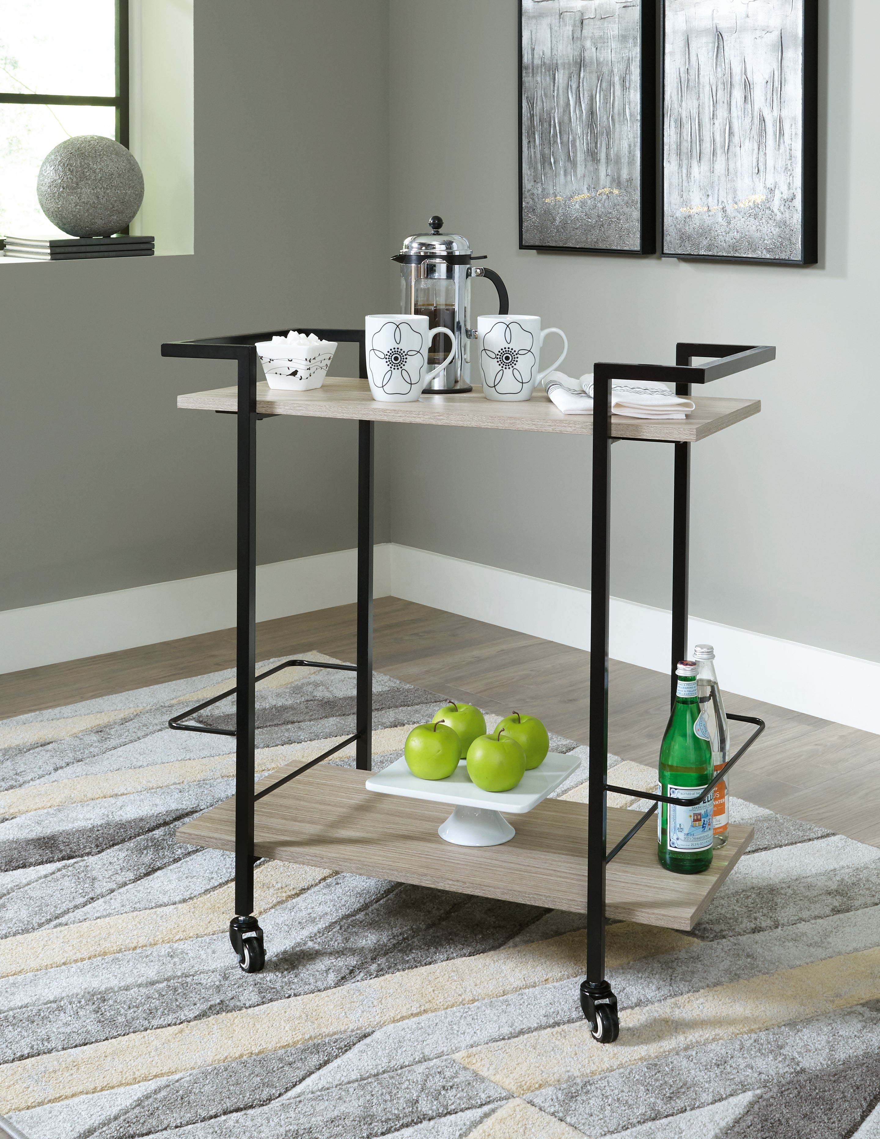 J&M Furniture - Ashley Furniture - Waylowe Bar Cart - Bar Cart - A4000389