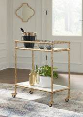 J&M Furniture - Ashley Furniture - Plattfield Bar Cart - Bar Cart - A4000625