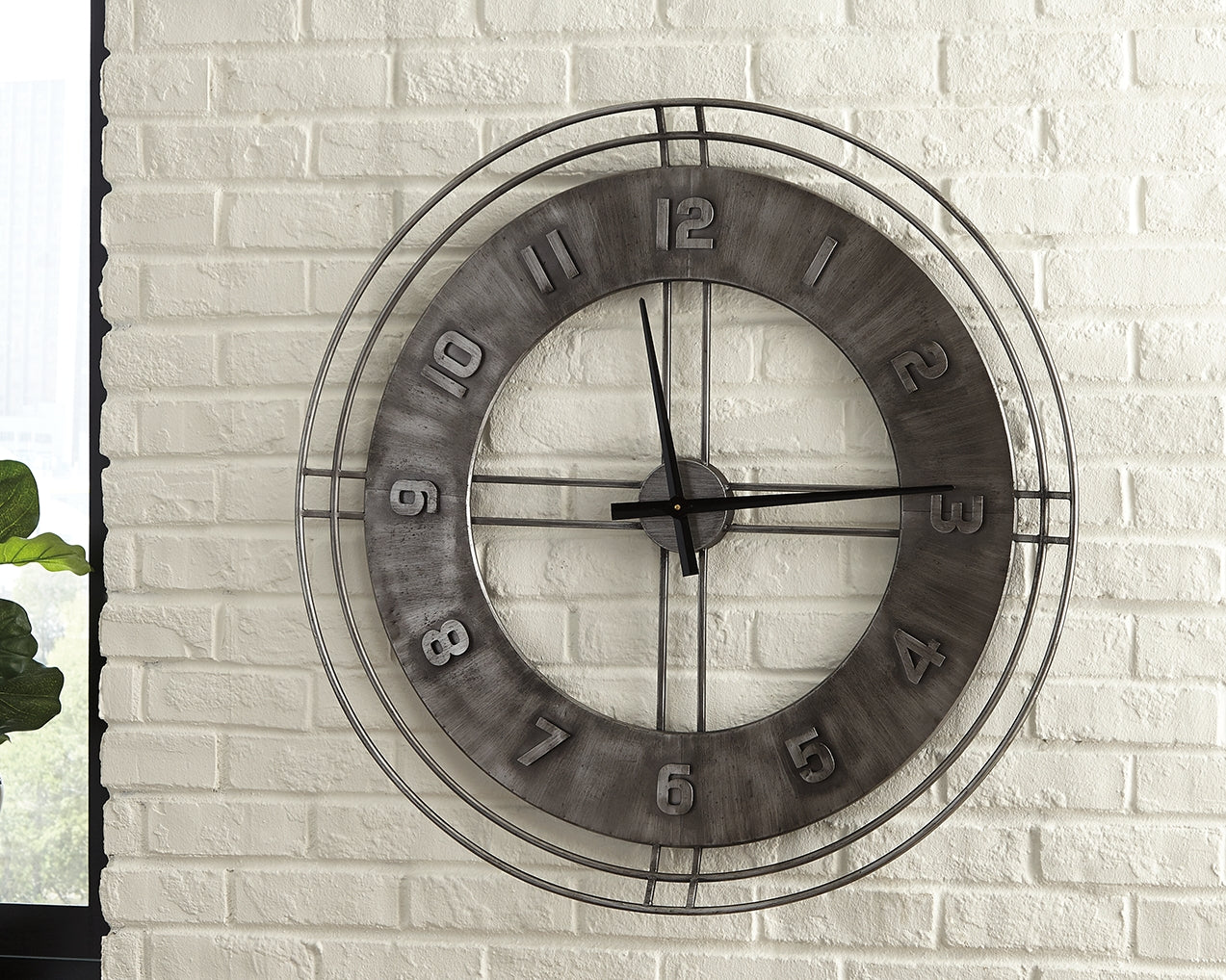 J&M Furniture - Ashley Furniture - Ana Sofia Wall Clock - Wall Clock - A8010068