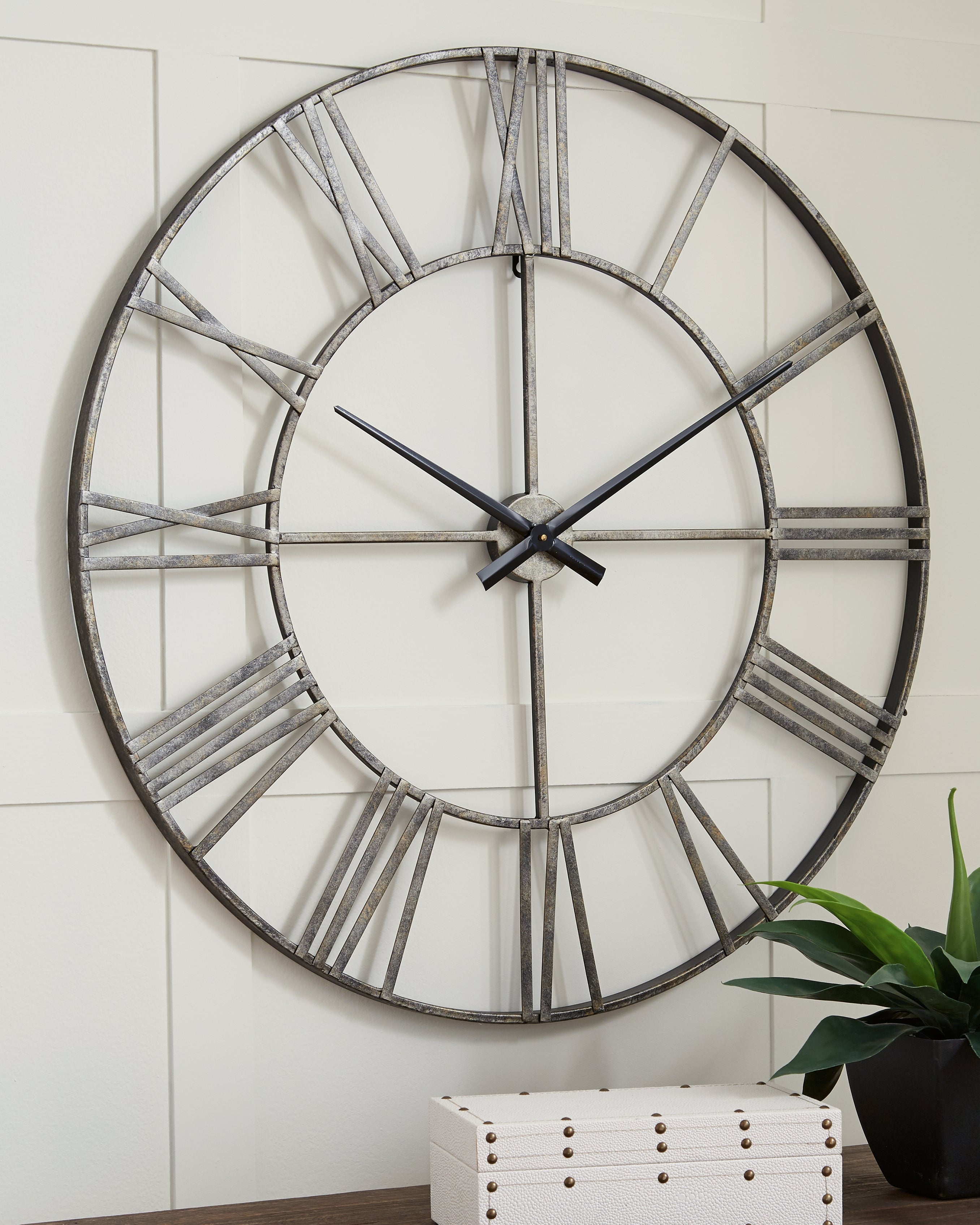 J&M Furniture - Ashley Furniture - Paquita Wall Clock - Wall Clock - A8010237