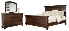 J&M Furniture - Ashley Furniture - Porter King Panel Bed, Dresser and Mirror - King Panel Bed, Dresser and Mirror - B697B34