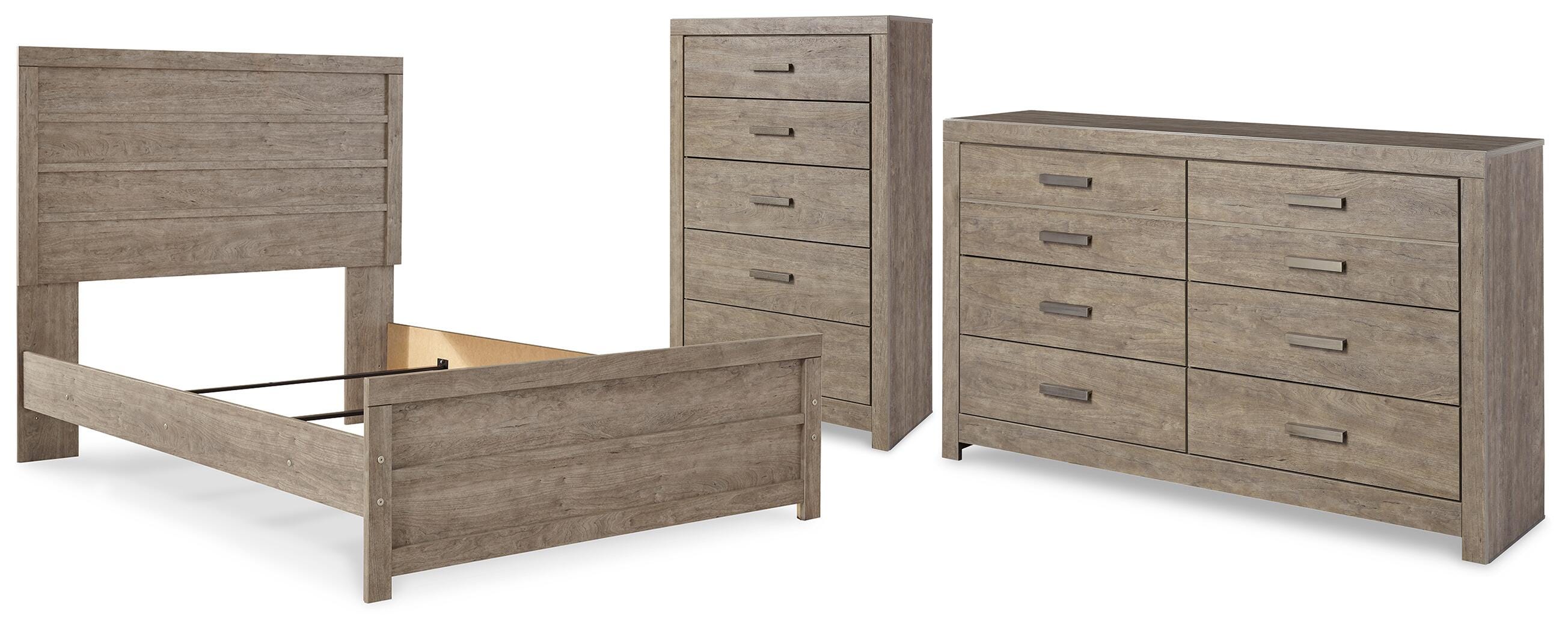 J&M Furniture - Ashley Furniture - Culverbach Full Panel Bed, Dresser and Chest - Full Panel Bed, Dresser and Chest - B070B32