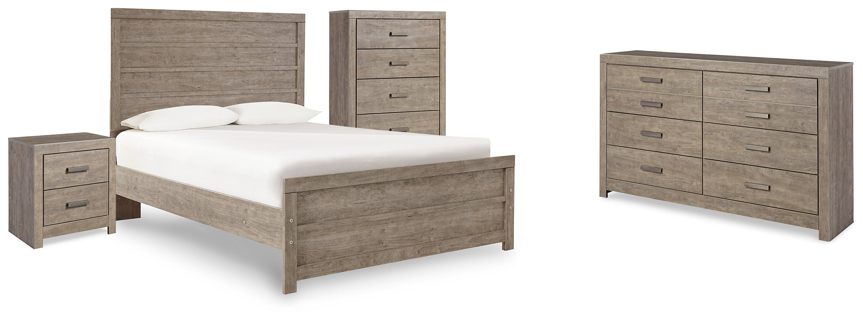 J&M Furniture - Ashley Furniture - Culverbach Full Panel Bed, Dresser, Chest and Nightstand - Full Panel Bed, Dresser, Chest and Nightstand - B070B18